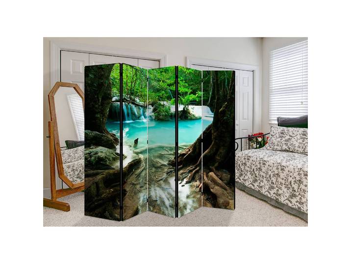 Paravent Crystal Clear Water Polaire Marron 225 x 172 x 3cm