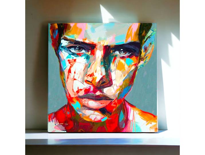 Tableau Décoratif Portrait Homme Moderne