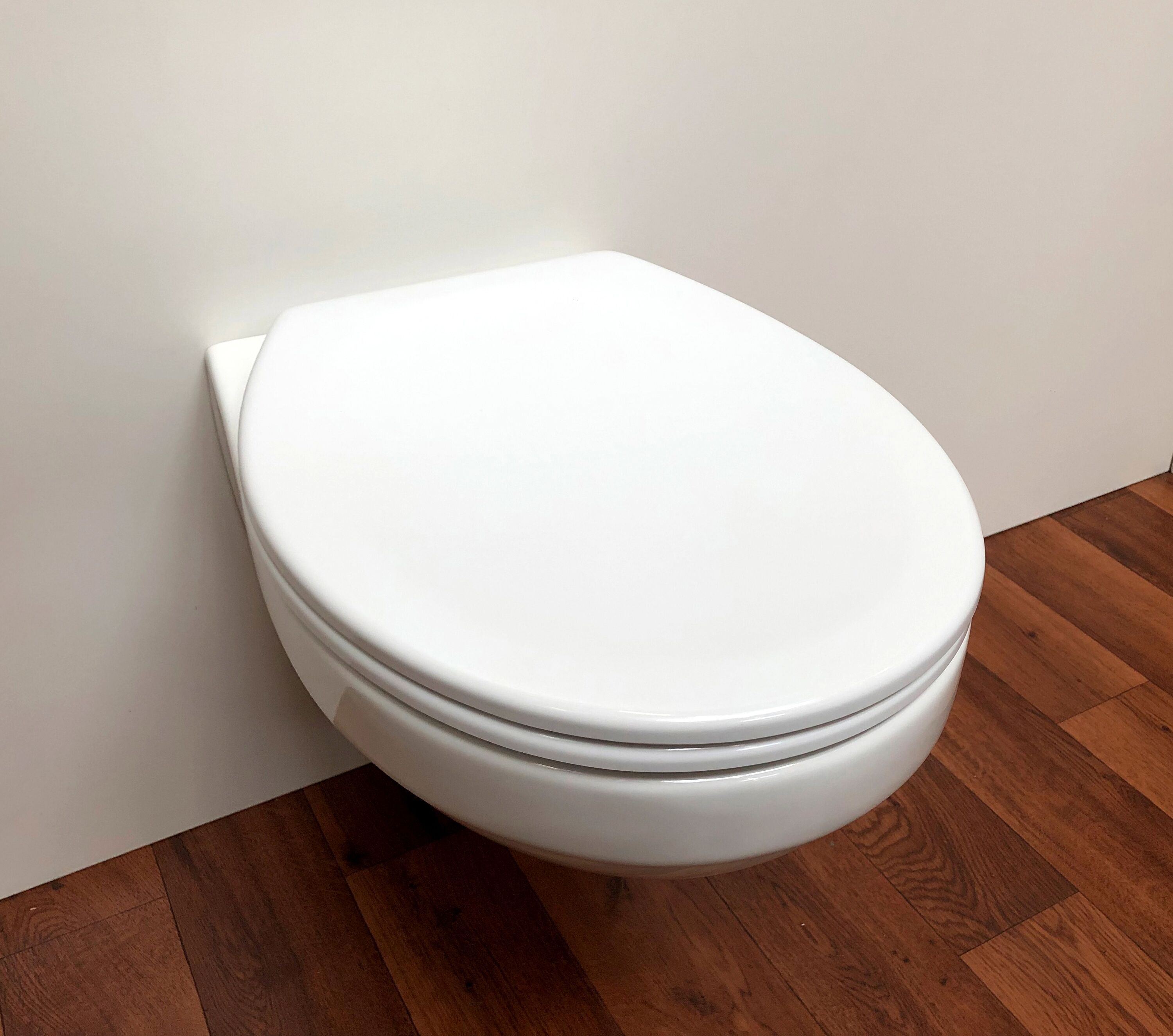WC-Sitz ADOB "Limone", weiss (weiß), Duroplast, WC-Sitze, WC-Sitz, sehr stabil, Edelstahlscharniere weiß Einheitsgröße