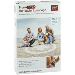 Bort ManuBasic Bandage links L schwarz