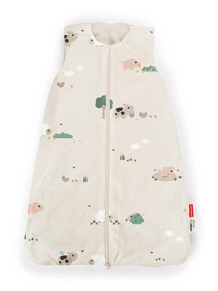 done by deer Schlafsack "Tiny farm" in Beige - TOG 2.5 - onesize