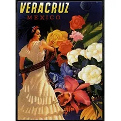 POSTER Veracruz Mexiko A4 Rahmenlos