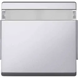 Merten AQUADESIGN Wippe einteilig, Schalter/Taster, aluminium, glänzend, diverse Symbole, geeignet für Bussystem-Tasterankopplung
