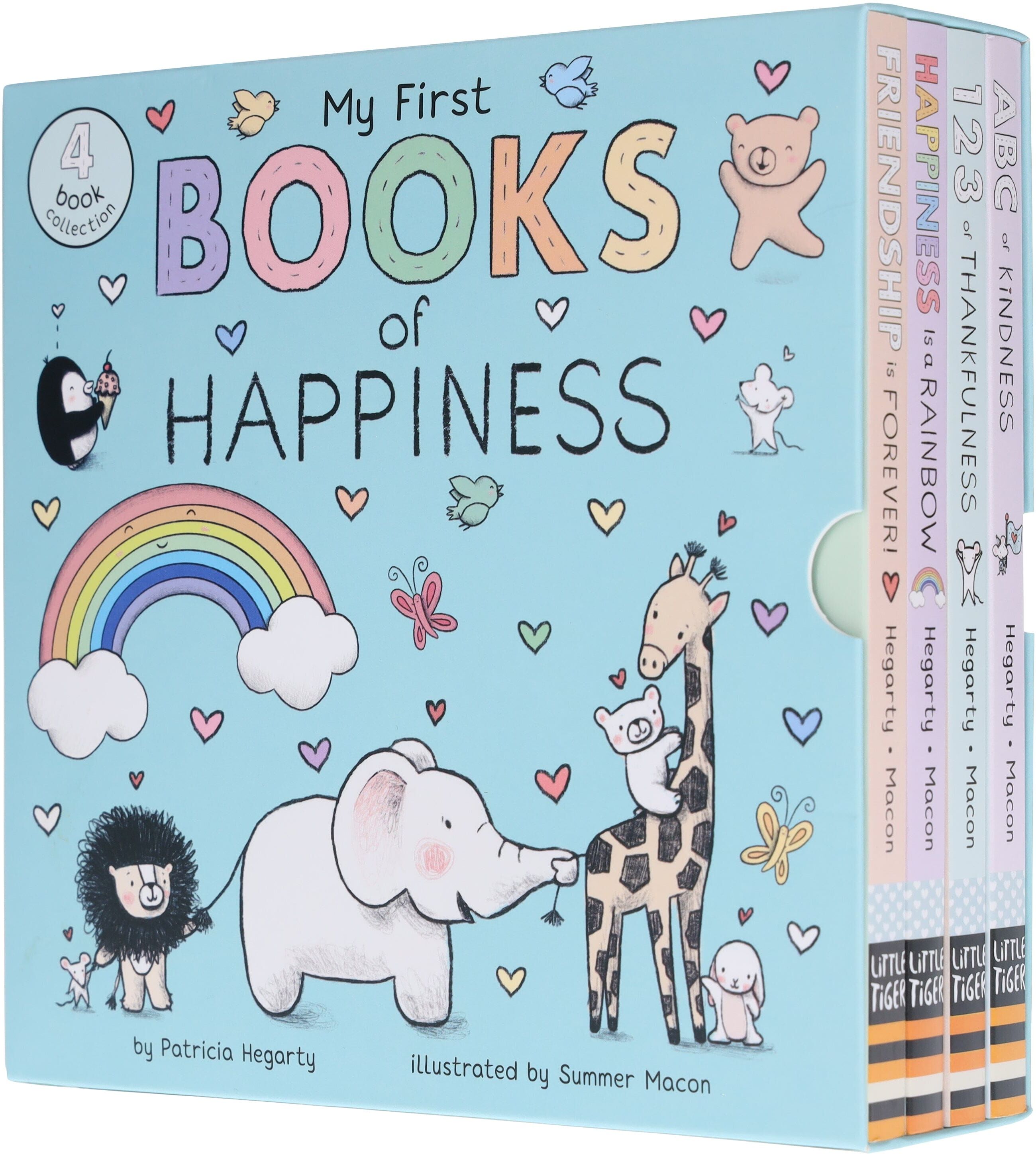 My First Books of Happiness 4 Books Collection Box Set by Patricia Hegarty - Ages 0-5 - Hardback Little Tiger Press Group