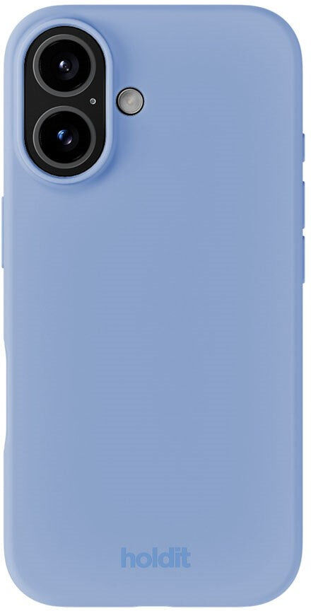 iPhone 16 Holdit Soft Touch Silikone Mobil Cover - Soft Cobalt