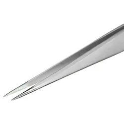 Pinzette, mit starken Spitzen, 130 mm