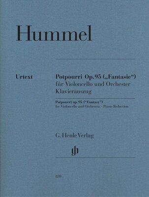 Henle Verlag Hummel Potpourri op.95 Cello