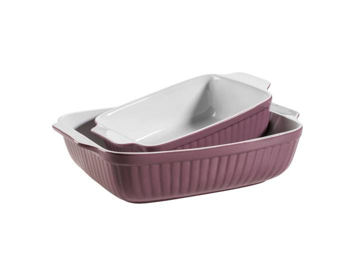 Mäser Backformenset Kitchen Time, Beere, Keramik, 37x30.5x15.5 cm, hitzebeständig, lebensmittelecht, Backen & Backzubehör, Backformen, Backformen-Sets