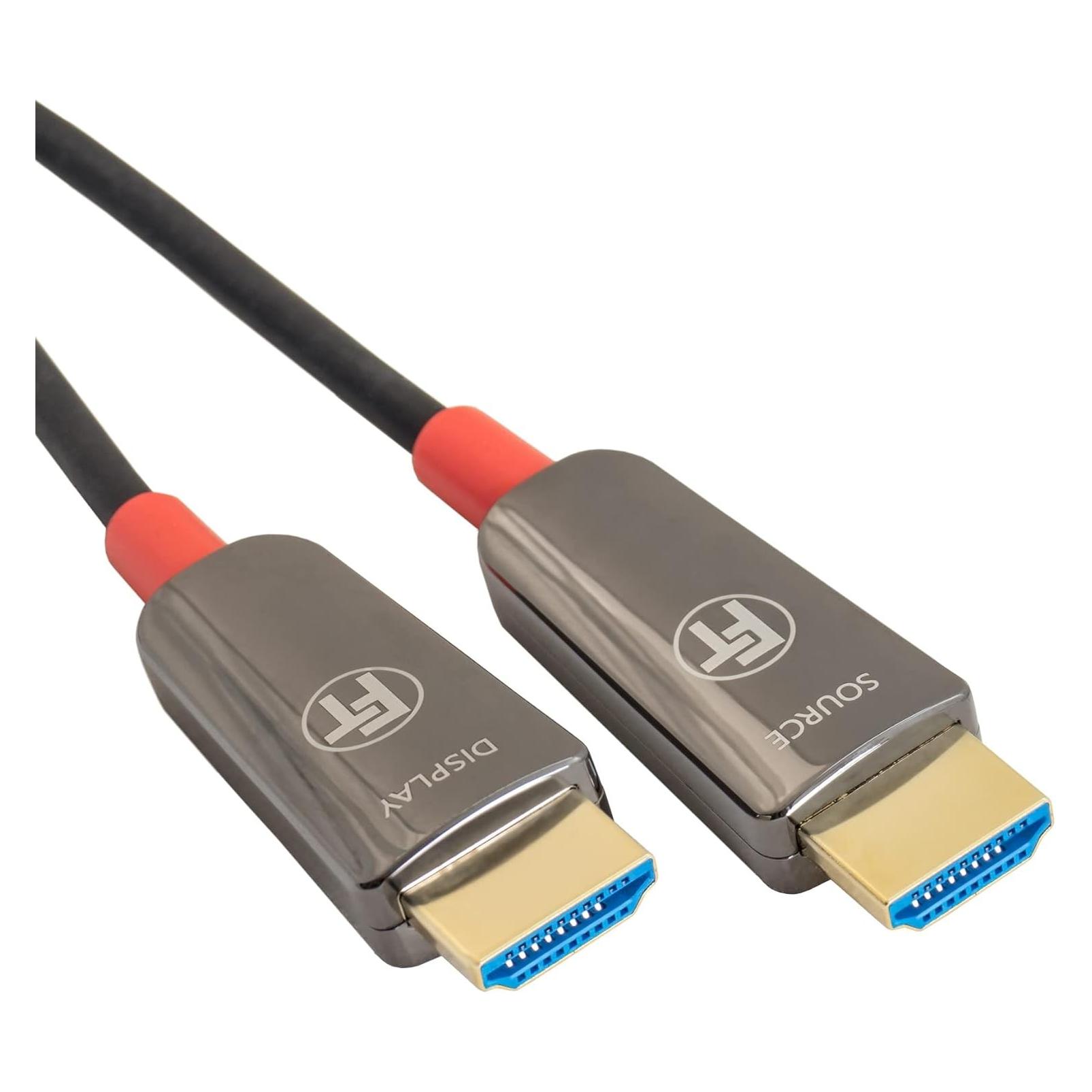 FeinTech VMI90080 Optisches HDMI Glasfaser-Hybrid Kabel 8K 60Hz / 4K 120Hz 48 Gbps 8 m (8 m) (VMI90080)