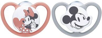 Nuk Chuchas Space Mickey Girl +18m 2 un