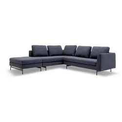 Rolf Benz Ecksofa 510 Mioko Stoff Schwarzblau