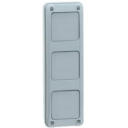 Legrand 001917 Anbaumodul Multibox, 2-reihig,anreihbar an 2-reihige Plexo3 Feuchtraumverteiler