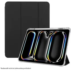 Pedea Folio Case (Apple iPad Pro 13 2024), Tablet Hülle, Schwarz