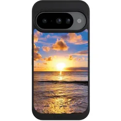 Nivocase Handyhülle für Google Pixel 10 Hülle NIVOpure Case Schwarz Meer Sonnenuntergang Strand (Google Pixel 10), Smartphone Hülle, Schwarz