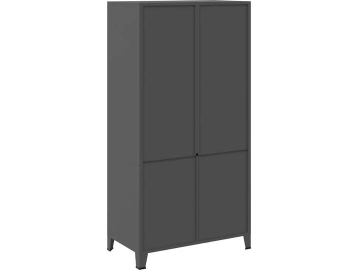 vidaXL Armoire industrielle Anthracite 90x50x180 cm Métal