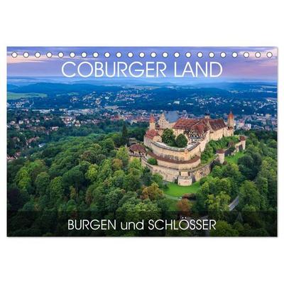 Coburger Land - Burgen und Schlösser (Tischkalender 2027 DIN A5 quer), CALVENDO Monatskalender
