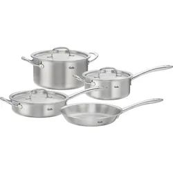 M5 Pro-Ply Topf- und Pfannenset, Stahl, 7-teilig