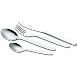 Esmeyer 24-teiliges Besteckset "Monita", Edelstahl 18/0, für 6 Personen, Besteck, Silber