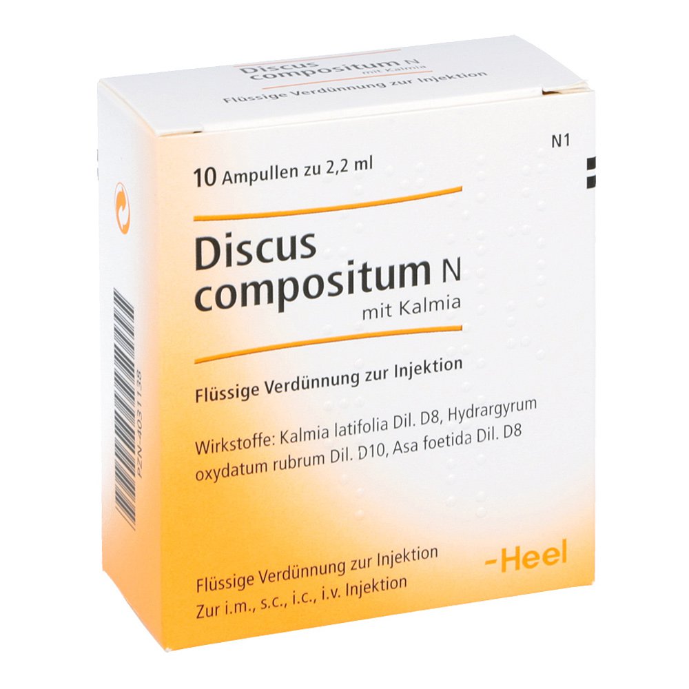 Biologische Heilmittel Heel GmbH Discus compositum N mit Kalmia Ampullen 04031138