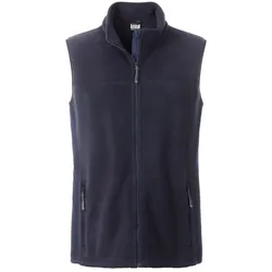 JAMES & NICHOLSON Fleece-Weste Gr. S navy