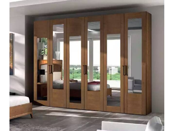 Xlmoebel Kleiderschrank Schlafzimmerschrank aus Holz im italienischen Design (1-St., Kleiderschrank) Hergestellt in Europa