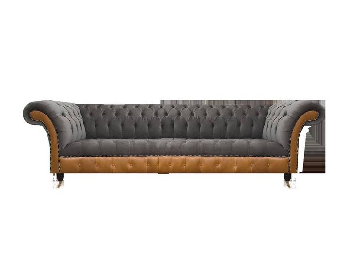 Xlmoebel Chesterfield-Sofa Luxuriöses Designer Sofa mit Chesterfield-Steppung, 4-Sitzer, Hergestellt in Europa
