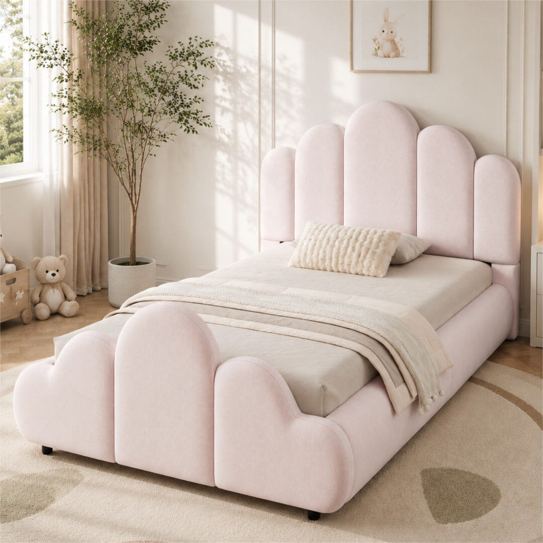 Latitude Vive Single (3') Bed Pink 87.5cm H X 106cm W X 206cm L