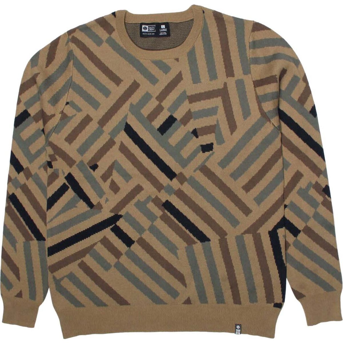 Salty Crew Dazzle Knit khaki dazzle (KHDAZZLE) XL 20335551E-KHDAZZLE-XL