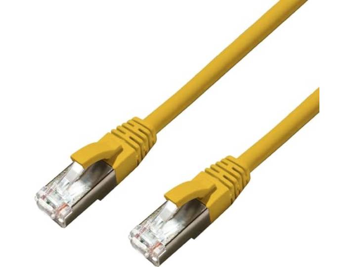 MicroConnect MC-SFTP6A10Y netwerkkabel Geel 10 m Cat6a S/FTP (S-STP)