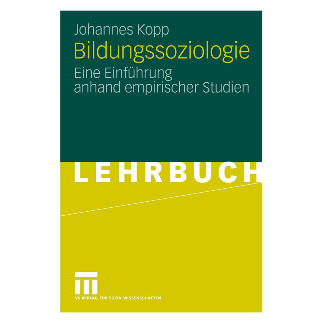 VS Bildungssoziologie (Deutsch, Softcover, Johannes Kopp) (7216991)