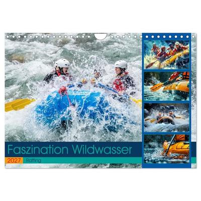 Faszination Wildwasser - Rafting (Wandkalender 2027 DIN A4 quer), CALVENDO Monatskalender