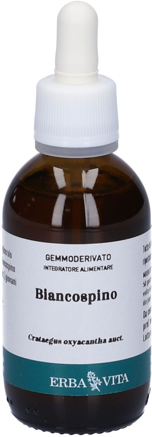 Biancospino Gemmoderivato Erba Vita 50 ml – Integratore Naturale per Cuore e Relax