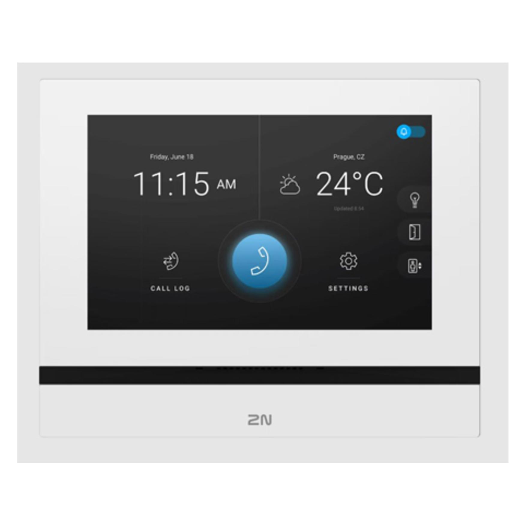 2N Innensprechstelle Indoor View Weiss (Ethernet, Kabelgebunden) (91378601WH)