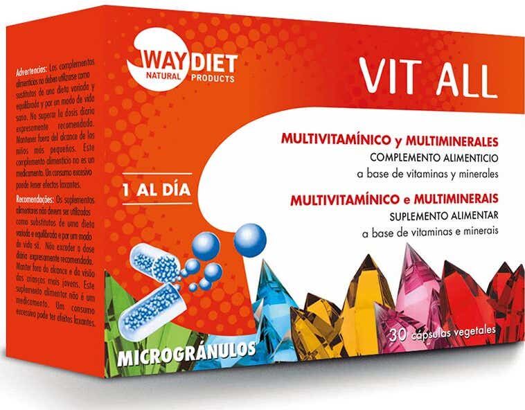 Waydiet Natural Vit All Multivitamínico 30 caps