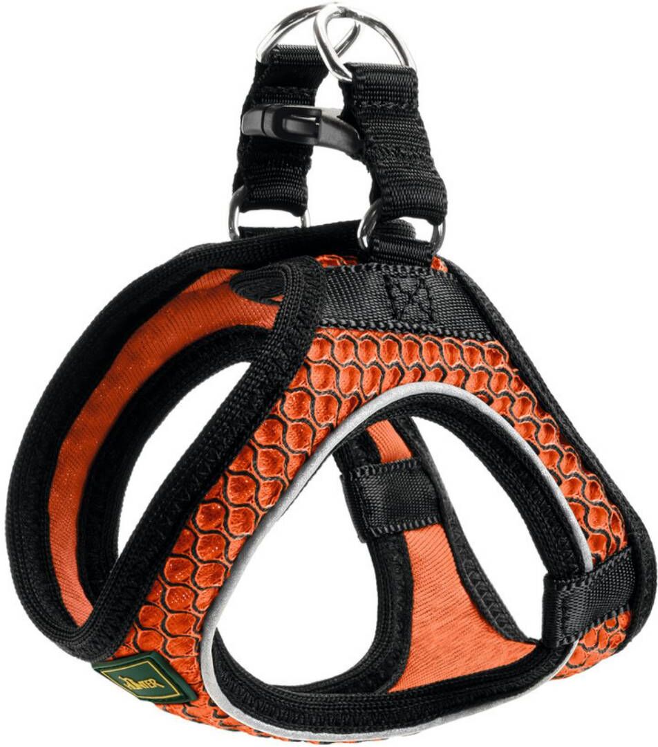 Hunter Pettorina per Cani Hilo Comfort Arancione Riflettente XS