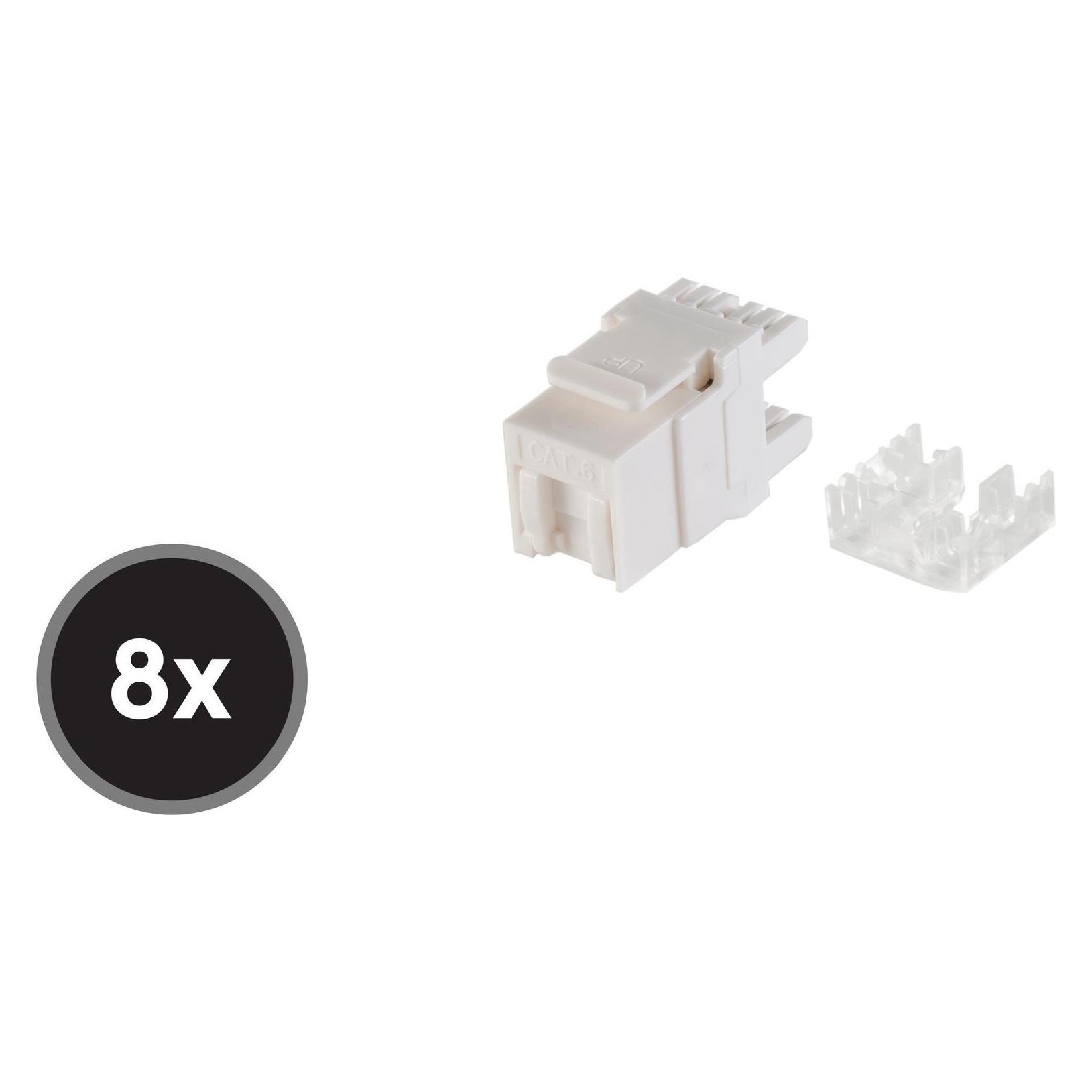 Shiverpeaks SHVP BS08-100358 Keystone Cat.6 ungeschirmt 8 Stück (CAT6) (BS08-10035-8)