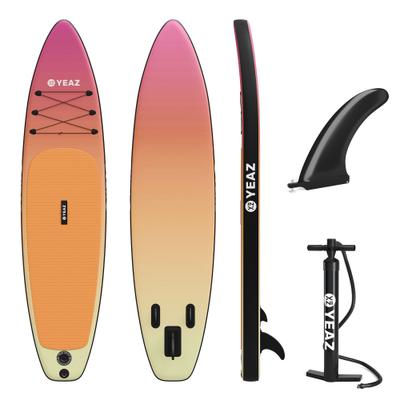 Inflatable SUP-Board YEAZ "SUP Board PARADISE BEACH - EXOTRACE PRO -", orange, Wassersportboards