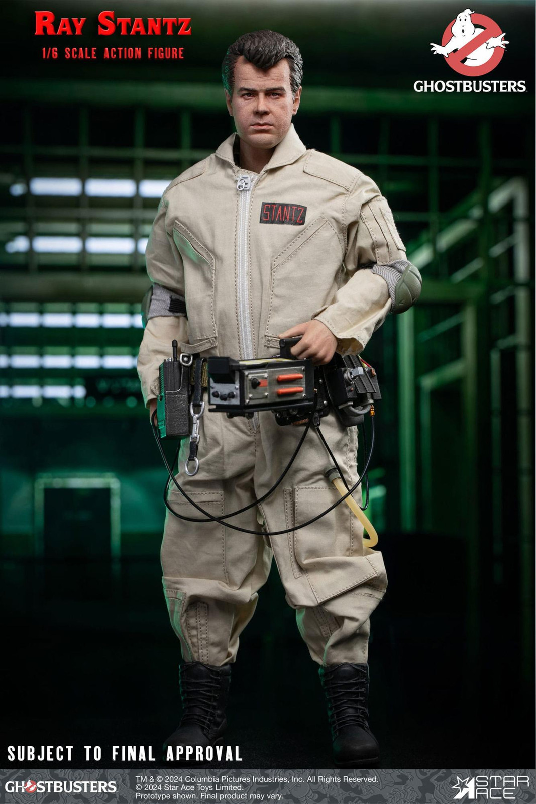 Star Ace Toys Ghostbusters (1984) Ray Stantz Actiefiguur 1/6, 30 cm