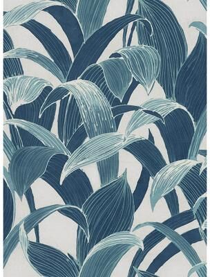 Seabrook Designs Koi Imperial Banana Groves Unpasted Wallpaper