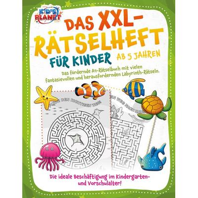 Das XXL-Rätselheft für Kinder ab 5 Jahren: Das fördernde A4-Rätselbuch mit fanta, Paperback von Elena Liebing, EoB, 978-3-9893510-9-7
