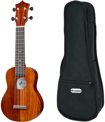 Harley Benton Hawaii Koa Soprano Uku w/Bag Naturel semi