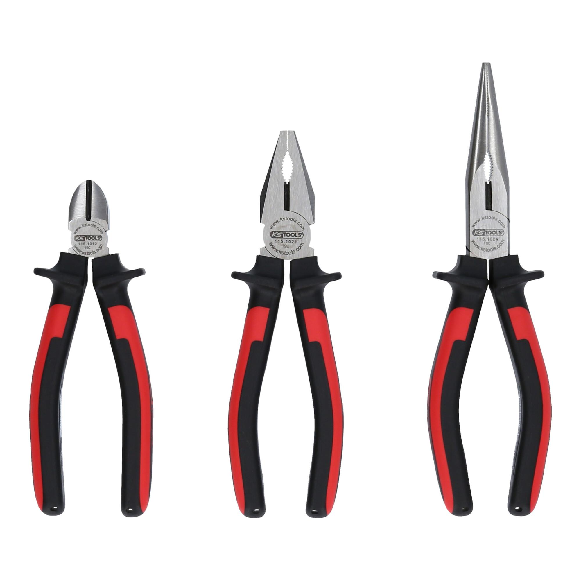 KS Tools ERGOTORQUE Zangen-Satz, 3-tlg. (115.1010)