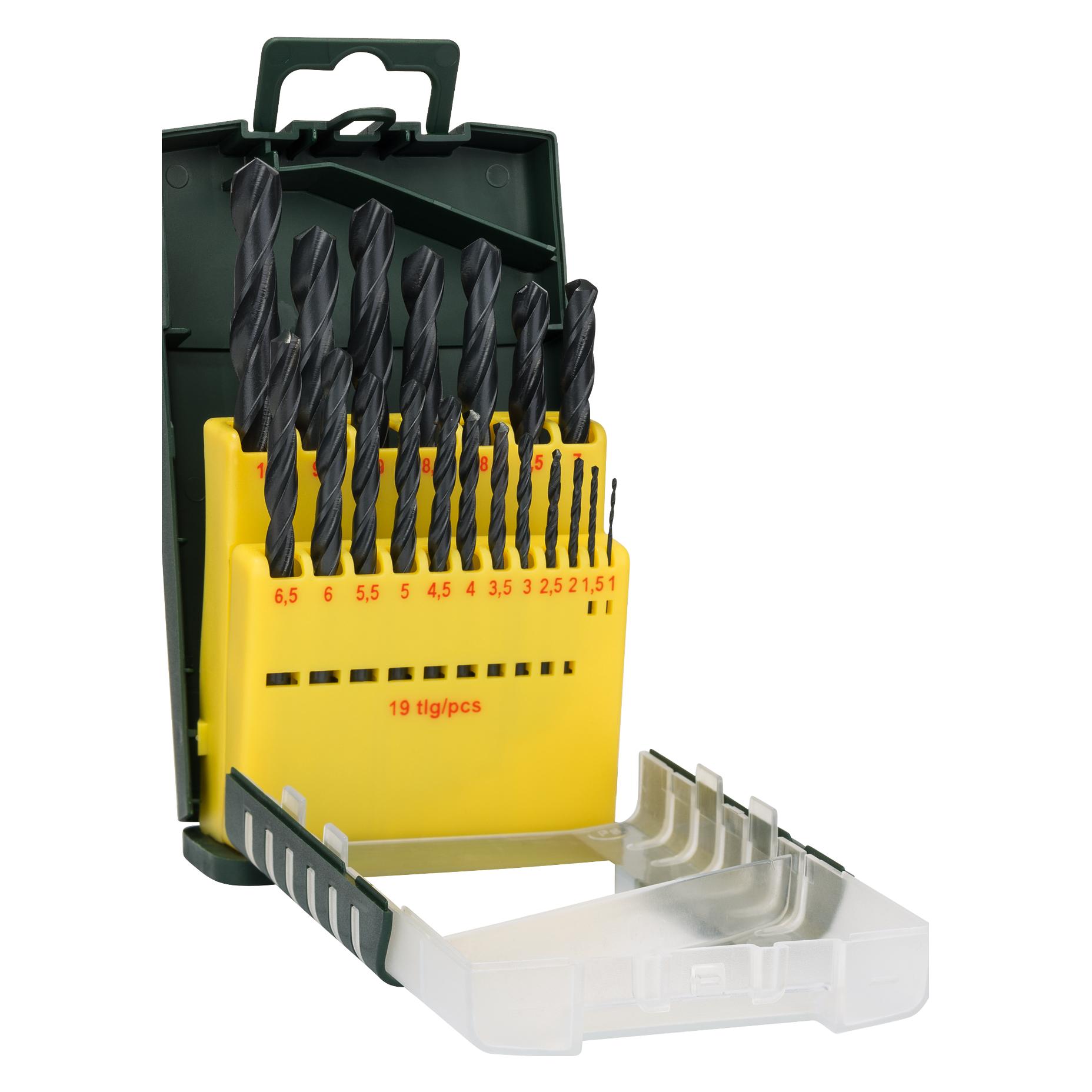 Bosch Professional Zubehör 19-teiliges HSS-R-Metallbohrer-Set (2607017151)