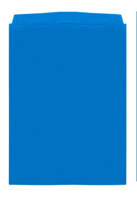 Orgatex-Magnettaschen, A4 hoch, blau, 10 St.