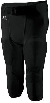 Russell Athletic F25PFP Practice Football Pant in Black size Medium   Polyester