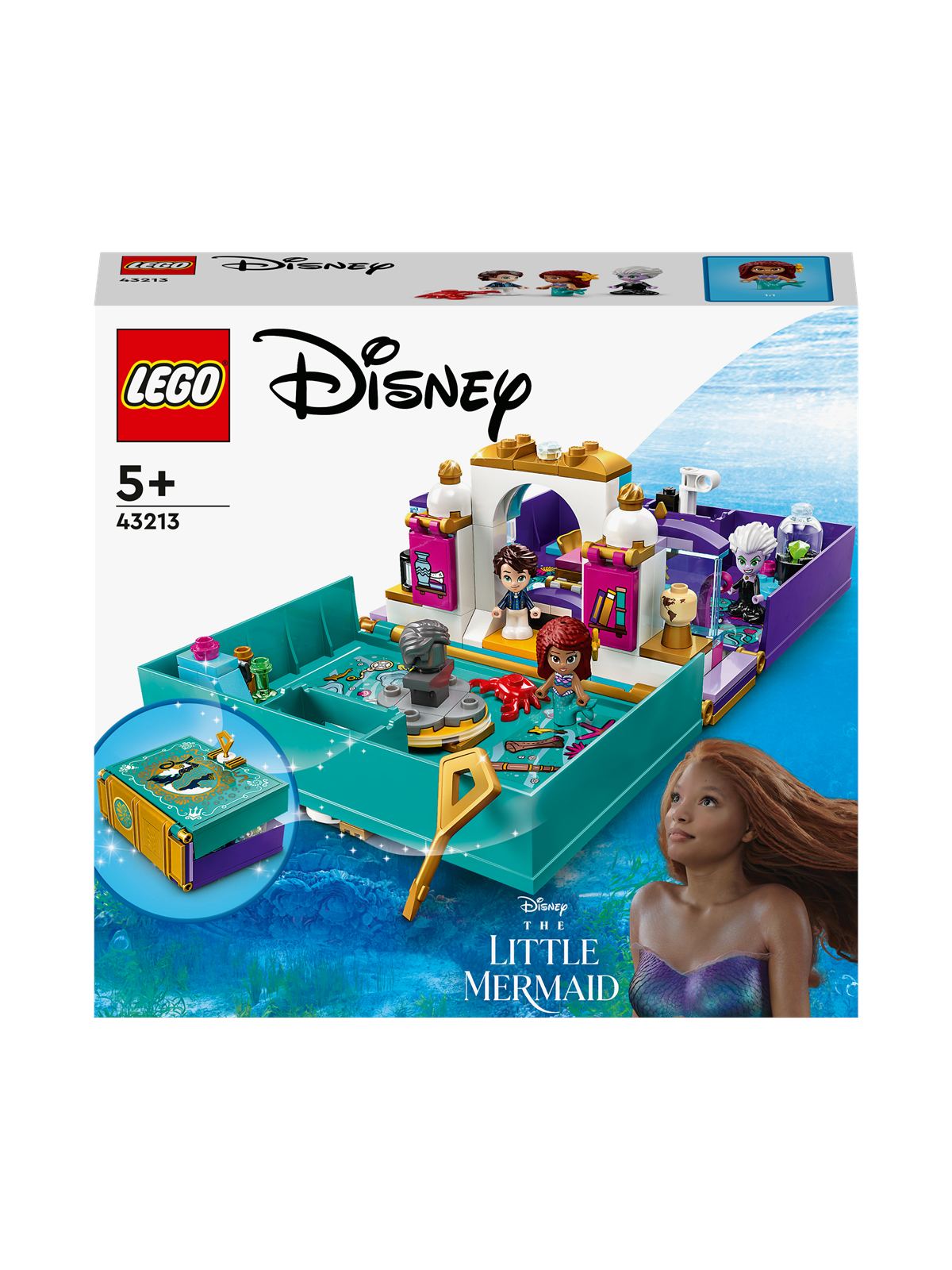 LEGO Disney 43213 Die kleine Meerjungfrau - Märchenbuch