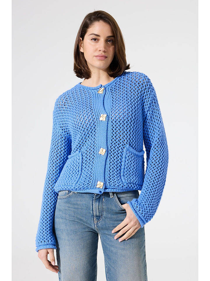 Garcia Cardigan in Hellblau - S