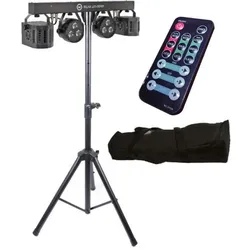 Light4Me BELKA LED DERBY PAR - Zestaw oświetleniowy (60 W, LED), Scheinwerfer, Schwarz