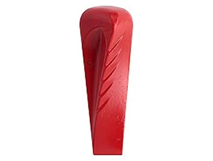Leborgne\, Coin Éclateur Rouge 2\,1 Kg\, outil de jardinage robuste et efficace\, une solution efficace pour diviser le bois de chauffage en morceaux\, en Acier forgé trempé\, Résistant à l'usure