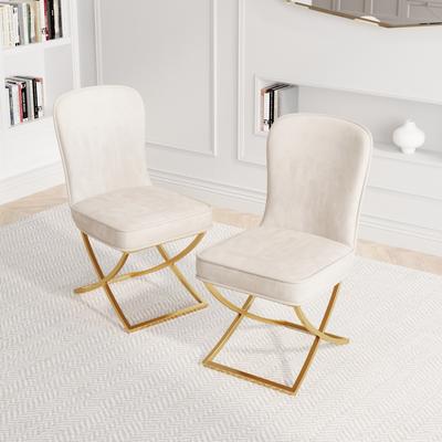 GREATPLANINC Modern Accent Lounge Chairs Office Chairs Upholstered Dining Chairs Ergonomic Dining Chairs with Anti-Slip Feet for Dining Room